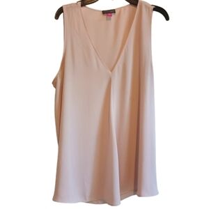 Vince Camuto‎ Women's M Blush Pink Top Blouse | Casual Chic Office Workwear